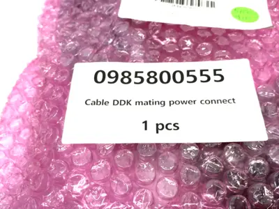 0985.800.555 | Single Ended DDK Power Connect Cable 4-Pole Female to Flying Leads - New – Open box