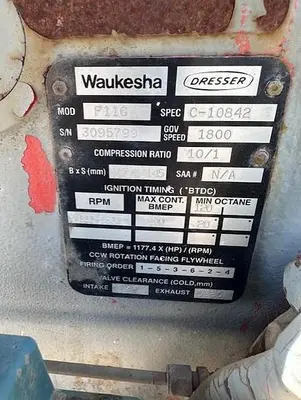 USED WAUKESHA F11G