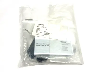 NECA-S1G9-P9-MP5,573695 | Festo NECA-S1G9-P9-MP5 Multi-Pin Plug Socket 573695 - New