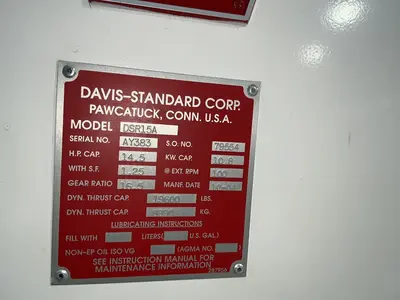 Used 2004 DAVISSTANDARD DSR15A Misc Plastics Equipment Ohio US | HGR 24 #1520037