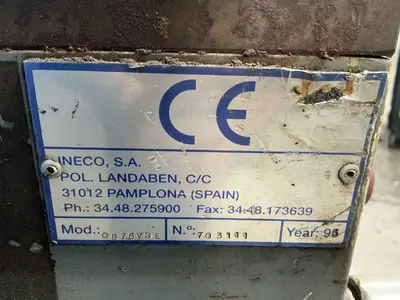 Used 1995 INECO QB78VDE Pipe, Tube & Bar Benders Ohio US | HGR 24 #1406404