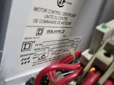 USED SQUARE D MODEL 6