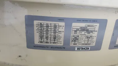 New Surplus 2000KW Kohler KH07080T04D Generator End 12470 13200 13800 11000 V 1800RPM 1500RPM 50 or 60HZ