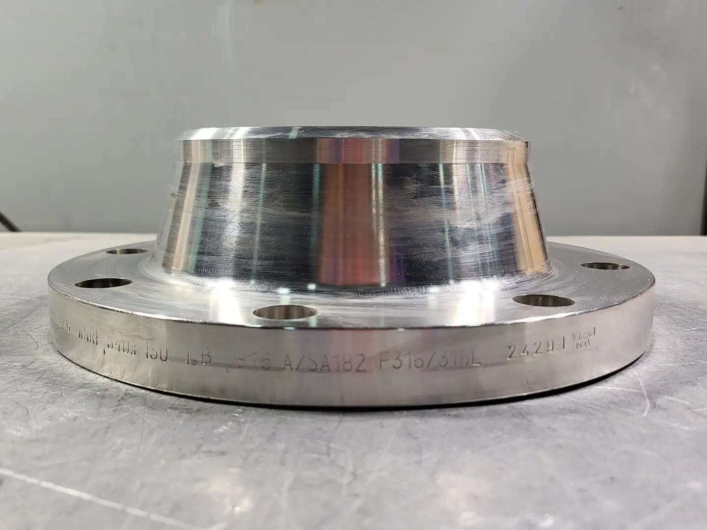 6" Class 150 Weld Neck Raised Face Flange A/SA182 F316/F316L B16
