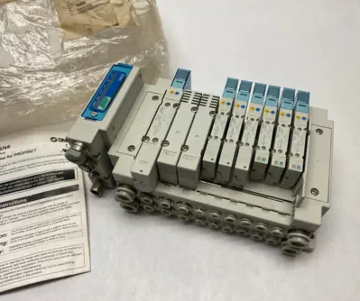 USED SMC PNEUMATIC MANIFOLD TERMINAL ASSEMBLY