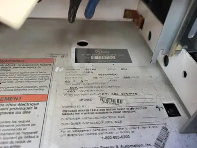 Full Voltage Non-Reversing MCC Bucket Size 2