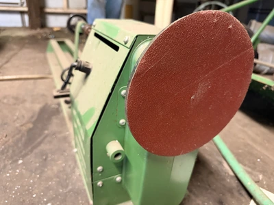 Used CENTRAL MACHINERY 14"X X 40" WOOD LATHE WITH 7" DISC Woodworking Lathes Michigan US | Miedema Asset Management Group #1334060