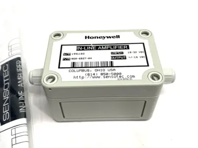 USED HONEYWELL SENSOTEC UNIVERSAL IN-LINE TRANSDUCER AMPLIFIER UV-10