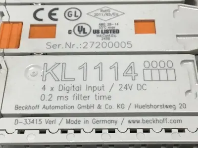 USED BECKHOFF KL1114