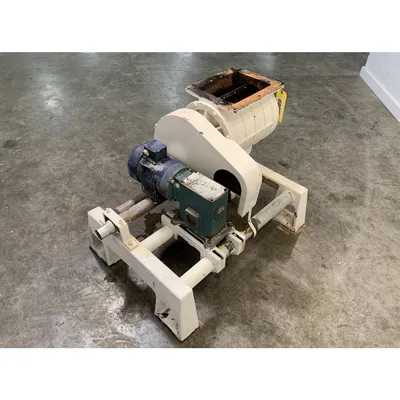 Used 10" Blow Thru Mild Steel  Rotary Airlock Valve