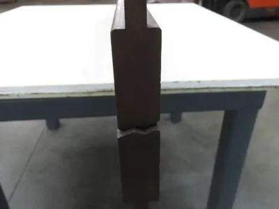 Press Brake Die Offset Z Bend 72-11/16" Long 130° V 7/16" W 3/32" D 1/2" Tang