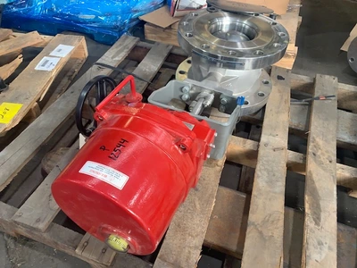 8"-300# Neles Ball Valve with RCEL Electric  Actuator  , Unused