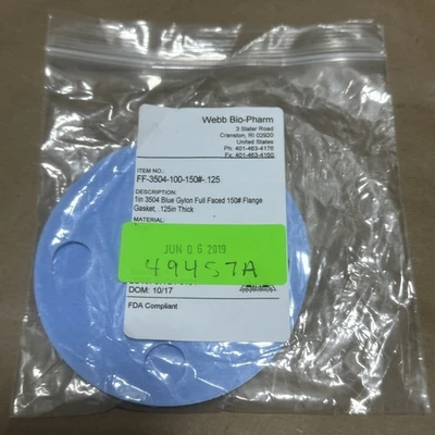 NEW Garlock FF-3504-100-150#-.125