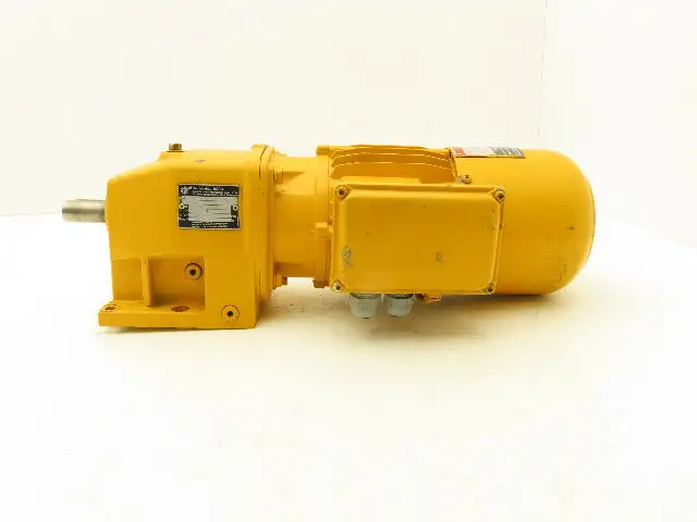 Nord SK02 VL71L/4BRE8WU Inline Gearmotor .25kW 230/460V 3PH 29.6:1 56rpm w/Brake