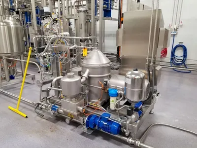 (3) SPX Seital SE 161 EIX-Q3P2 hermetic juice clarifier skids, 304SS.