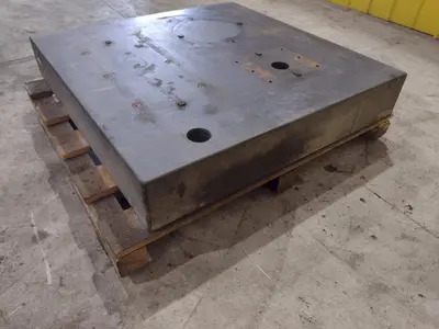 48" X 48" X 8" TIMKEN BEARING GRANITE TABLE: STOCK #22835
