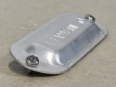 3/4" Stamped Aluminum Conduit Body Cover (Box of 30)