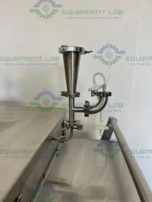 USED MUELLER 60 LITER STAINLESS STEEL  JACKETED MIXING TANK W/ CHILLER, CONTROLLER