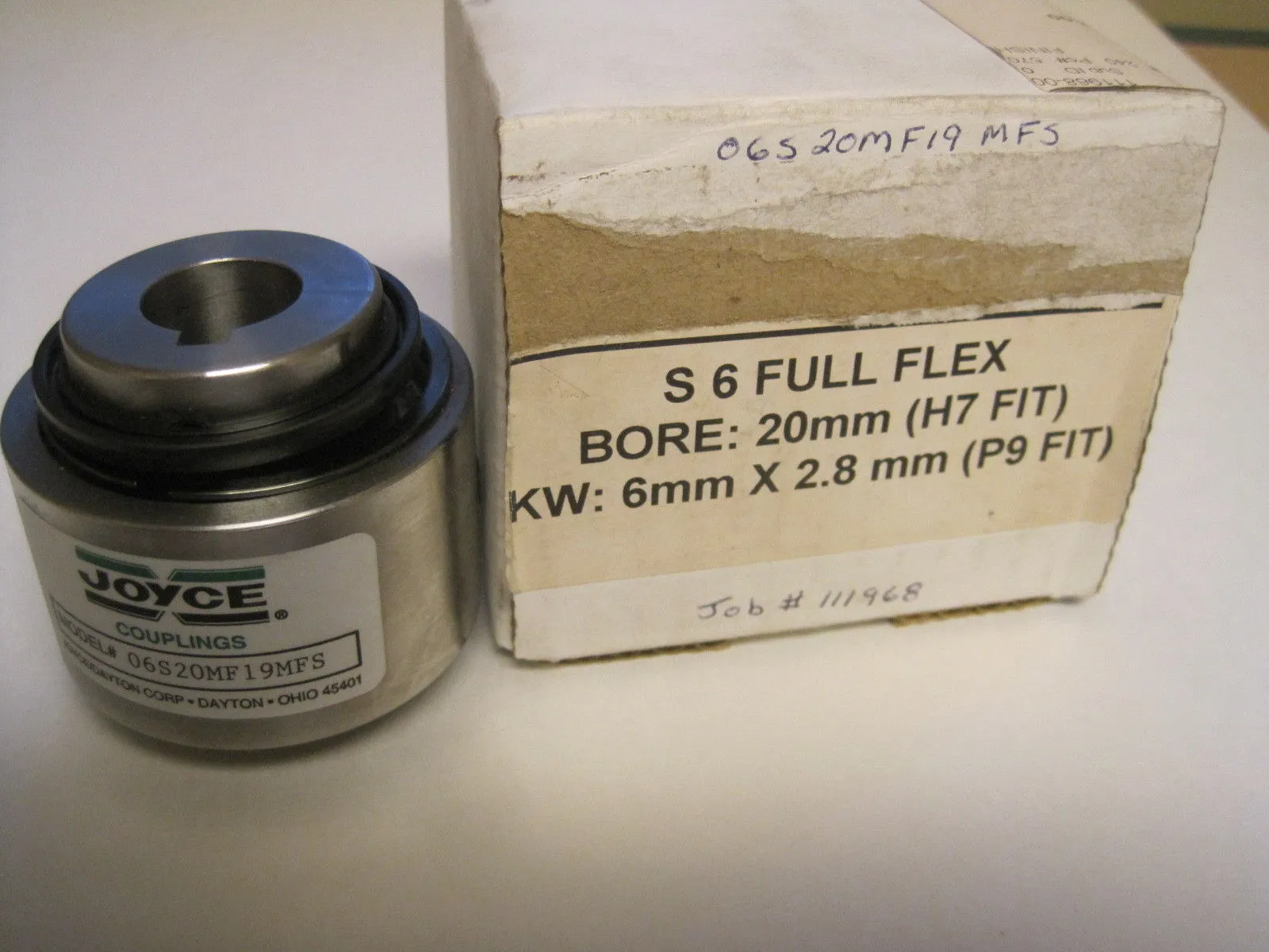 NEW JOYCE DAYTON COUPLING MODEL 06S20MF19MFS
