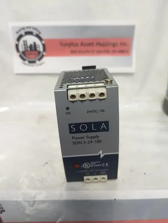Used SOLA SDN5-24-100 Miscellaneous Equipment (Electrical & Power) Ohio US | Surplus Asset Holdings #1262492