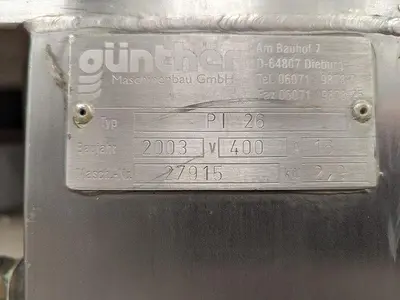 USED 2003 GÜNTHER PI 26