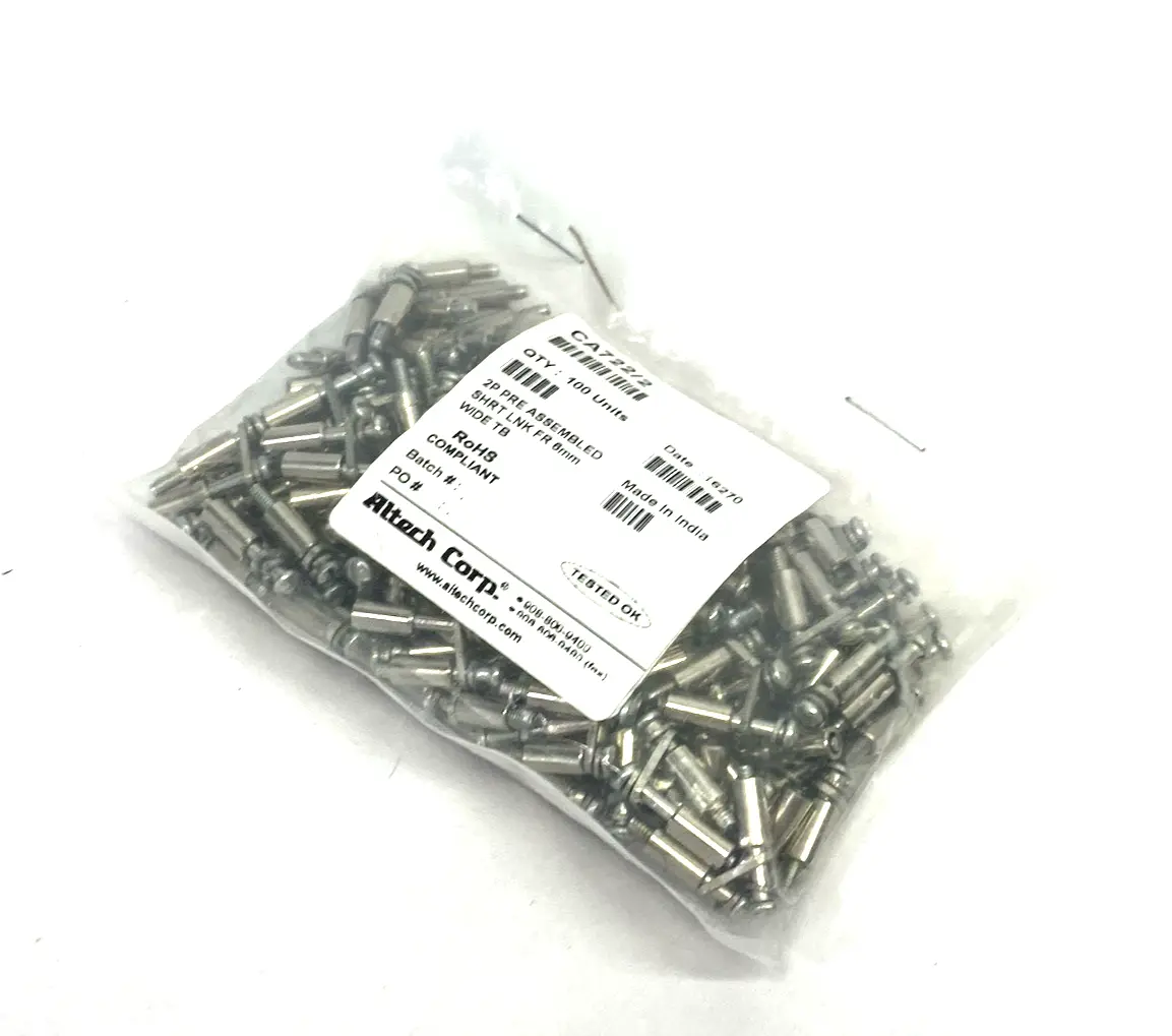 New | in-Stock Altech Internal Terminal Jumper, 6mm, 2-Pole 100-PACK Terminal Blocks Michigan US | Maverick Industrial Sales #1389142