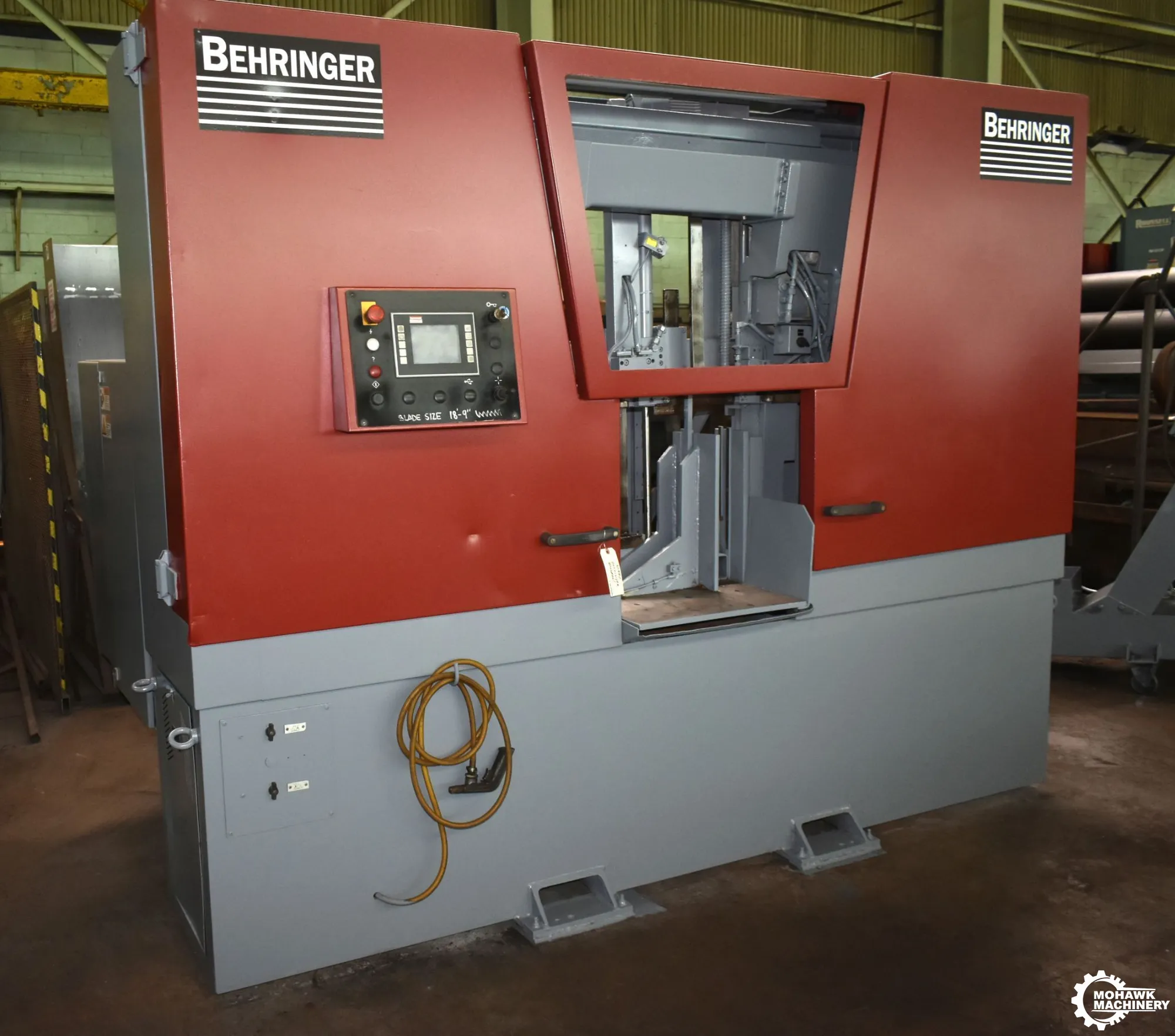 20” x 20” BEHRINGER “HBE511A” DYNAMIC AUTOMATIC HORIZONTAL BAND SAW w/BUNDLING