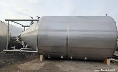 Used Quality Tank Solutions 12,400 Gallon (400 BBL) Jacketed Stainless Steel Tank