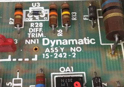 EATON DYNAMATIC 15-242-2 DIFF TRIP CIRCUIT BOARD 3E-3