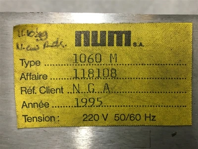USED NUM NUM1060M-MAIN RACK