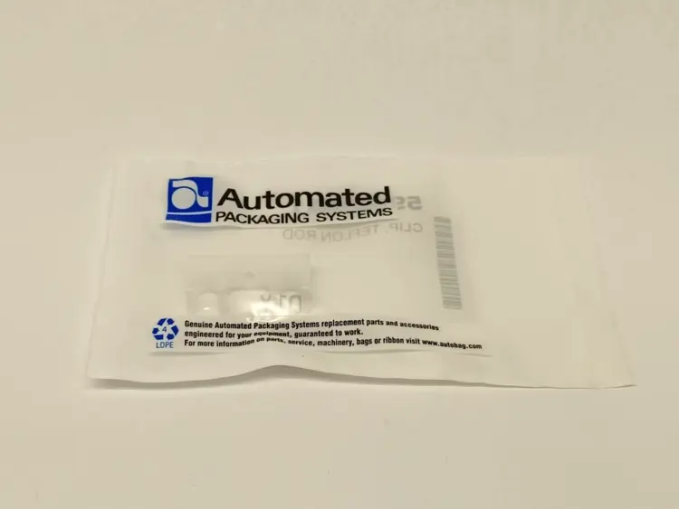New | in-Stock Automated Packaging Systems Teflon Rod Clip Bag Machine Parts Michigan US | Maverick Industrial Sales #1397001
