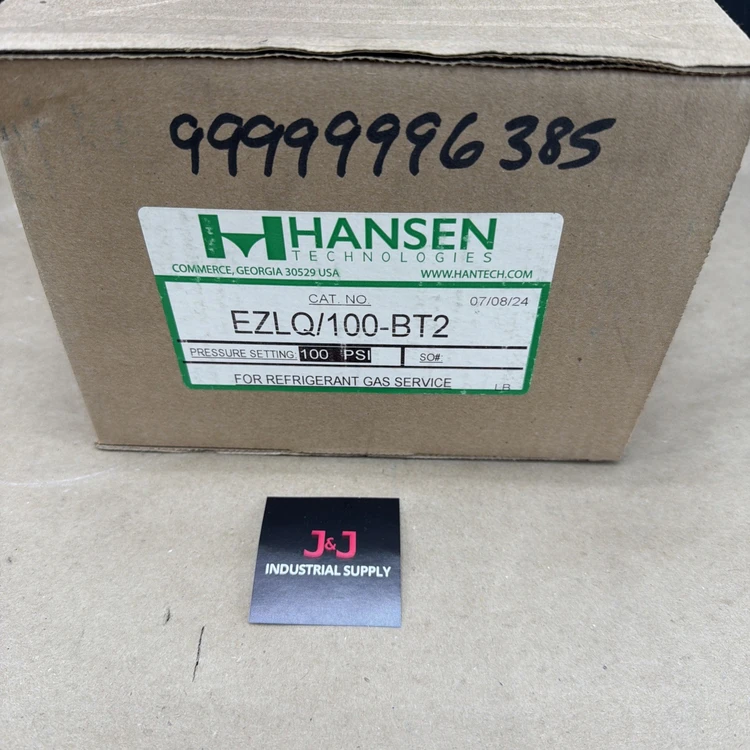 New | in-Stock Hansen EZLQ/100-BT2 Valves/Fittings Indiana US | J&J Industrial Supply #935865