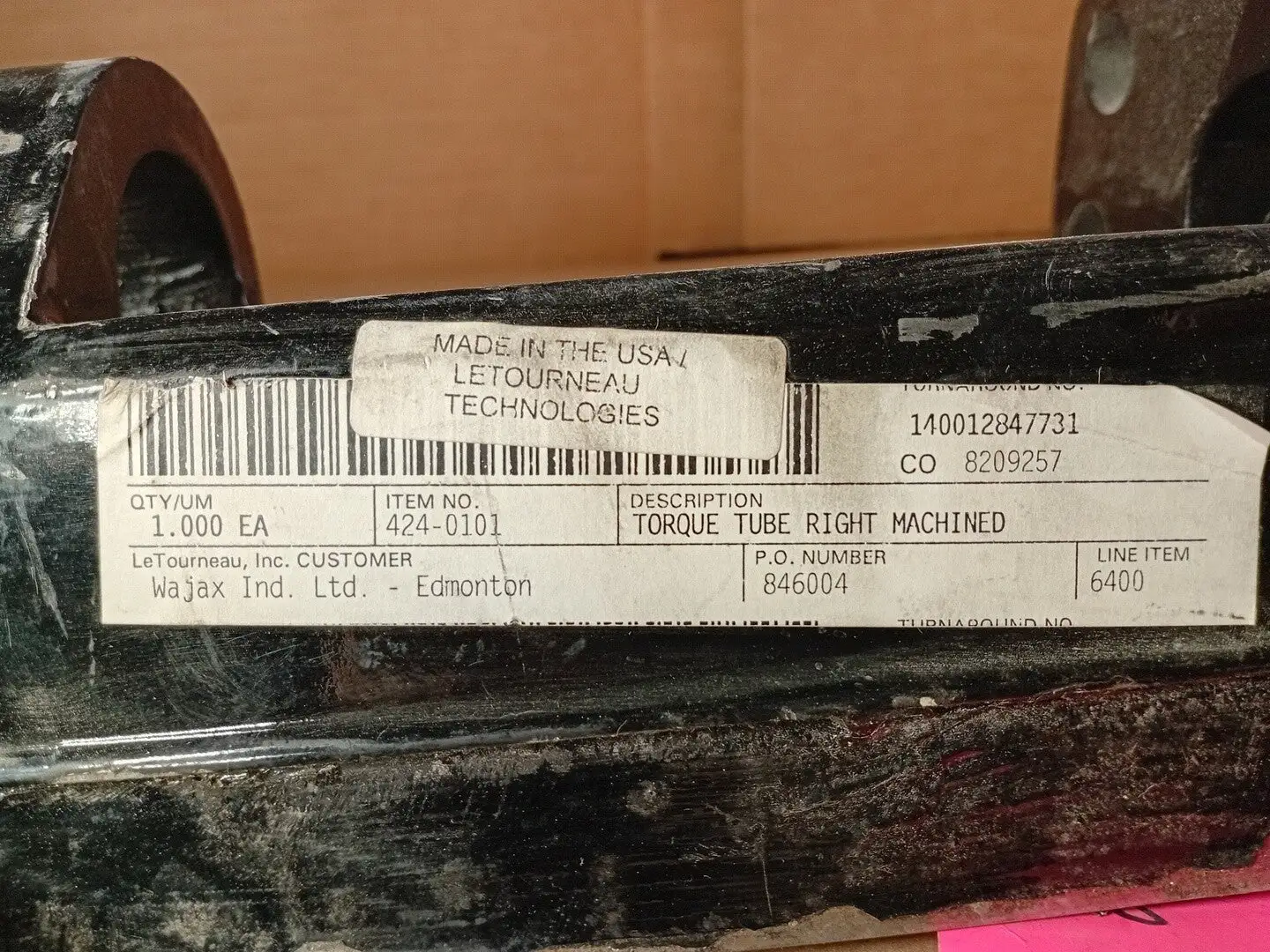 NEW LETOURNEAU R4240101