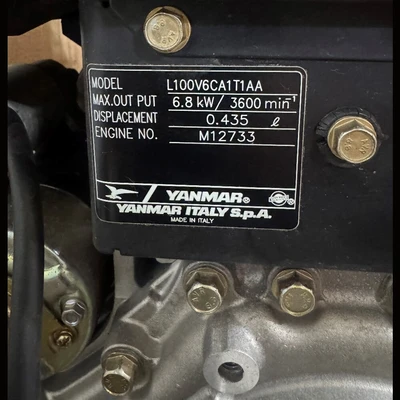 Used YANMAR ITALY S.P.A. L100V6CA1T1AA Diesel Engines MN | Savona Equipment LTD #1280181