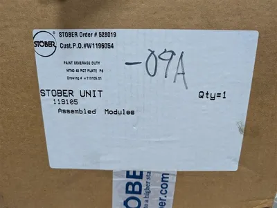 Stober MT40 48 RC7 PLATE P8 ServoFit Precision Gearhead 119105.01 QT15189 New NIB