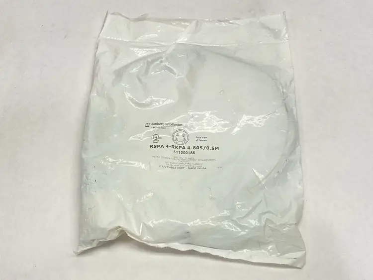 New | in-Stock LUMBERG AUTOMATION MINI POWER CORDSET 0.5M 511000188 Cable & Wire | Maverick Industrial Sales #1102179