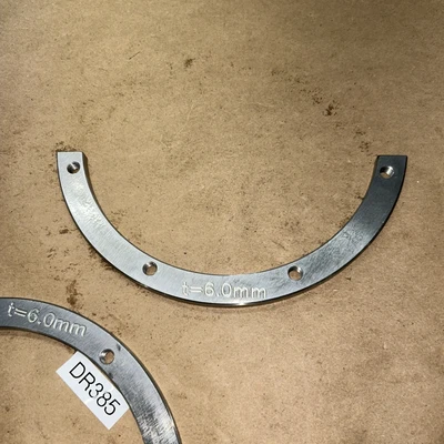 Spacer Set Spindle ,Shims t= 6.0mm (P/N ??) Fast Shipping! + Warranty