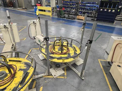 RMG 6450V-60-F Powered Uncoiler for Heading Machine