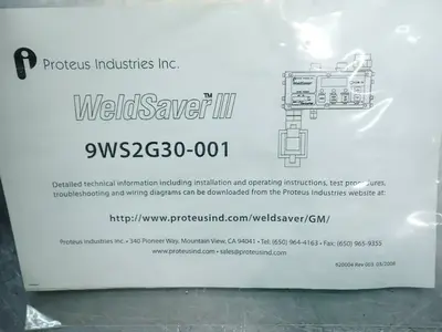 NEW PROTEUS INDUSTRIES INC 9WS2G30001