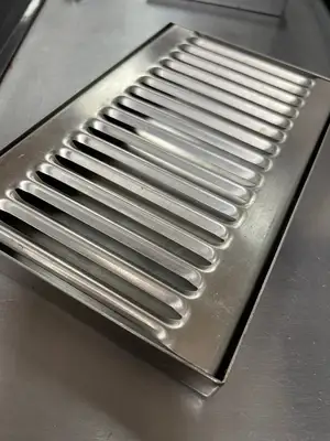 Used Falcon Restaurant Supply Used 8"X 5" Stainless Steel Drip Tray Underbar Equipment Illinois US | Falcon Restaurant Supply #1376214