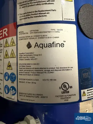 Used Evoqua Water Technologies _UNKNOWN_ Reverse Osmosis Equipment Ohio US | Federal Equipment Company #1339958