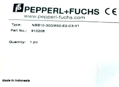 NEW PEPPERL+FUCHS 910208 SENSOR NBB10-30GM50-E2-C3-V1