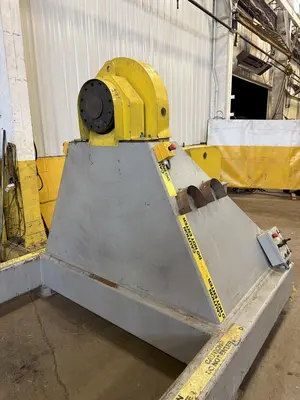 120" SWING X 208" LONG WELDING SYSTEMS HEADSTOCK & TAILSTOCK POWERED WELDING POSITIONER / PIPE ROLLER: YOBRO #23957