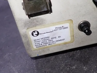 USED VIC LEAK DETECTION MD290M