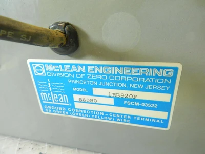 Used MCLEAN ENGINEERING _UNKNOWN_ Blowers | OCO Industrial #1632254