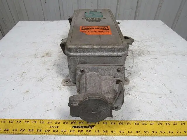 Crouse-Hinds WSR6352 Mod 82 60A 600V Arktite Fusible Interlock Switch Receptacle