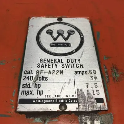 USED WESTINGHOUSE GF-422N