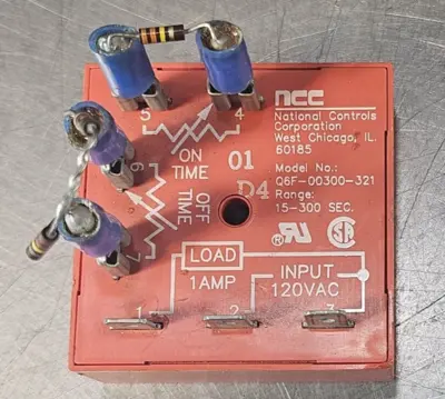 Nation Controls Corporation Q6F-00300-321 Range:15-300 Sec. (BIN741)