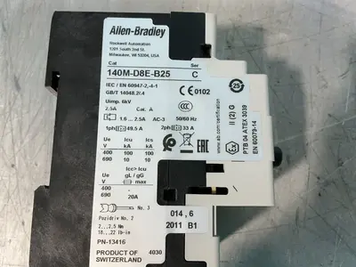 Used 2011 ALLENBRADLEY 140MD8EB25 Circuit Breakers Ohio US | HGR 24 #1545304