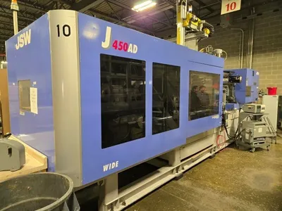 2008 JSW J450AD-1400H HORIZONTAL INJECTION MOULDING MACHINES | INJECTION DEPOT GROUP (2)